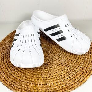 Adidas Adilette Clog White Mens Size 8 Size 9 Womens Sandal Slide Shoes